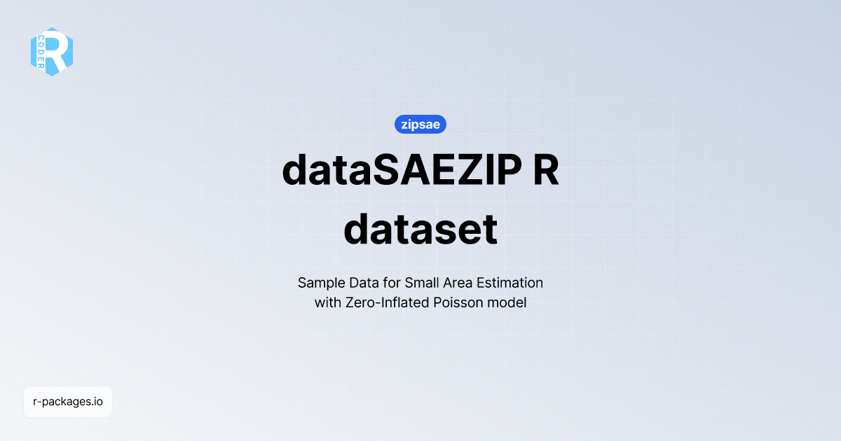 dataSAEZIP dataset | R PACKAGES