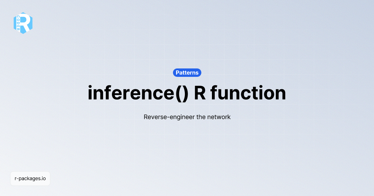 inference() R function from [Patterns] | R PACKAGES