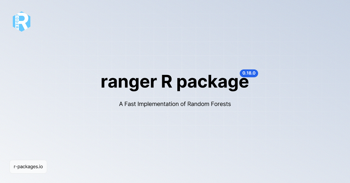 ranger R package [Documentation] | R PACKAGES