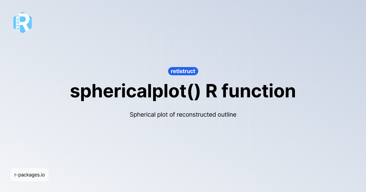 Sphericalplot r function from retistruct r packages